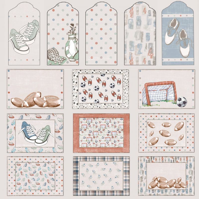 Reprint - 12x12 - RP0484 - Sports - Tags