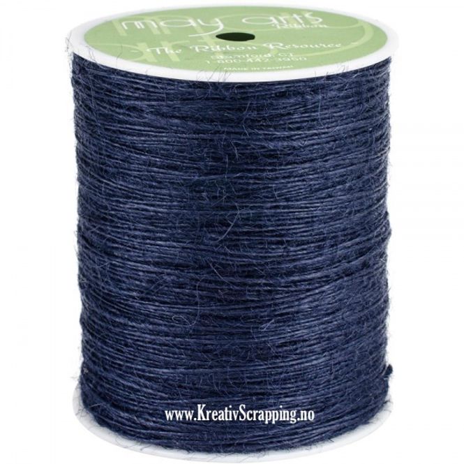 Hovedbilde May Arts - Burlap String Jute SM03 - 1 mm - Navy - pr.meter