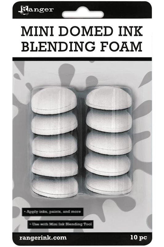 Ranger - Inkssentials - Mini Domed Ink Blending Foam - 10 stk - 25,4 mm i diameter