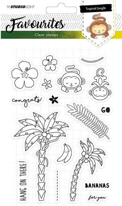 Hovedbilde Studiolight - 335 - Stamps - A5 - Favorites - Tropical Jungle