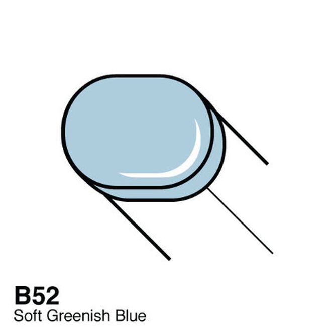 Hovedbilde Copic - Sketch Marker - B52 - SOFT GREENISH BLUE