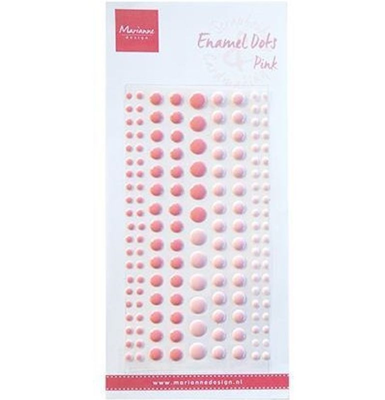 Marianne Design - PL4517 - Enamel dots - Pink