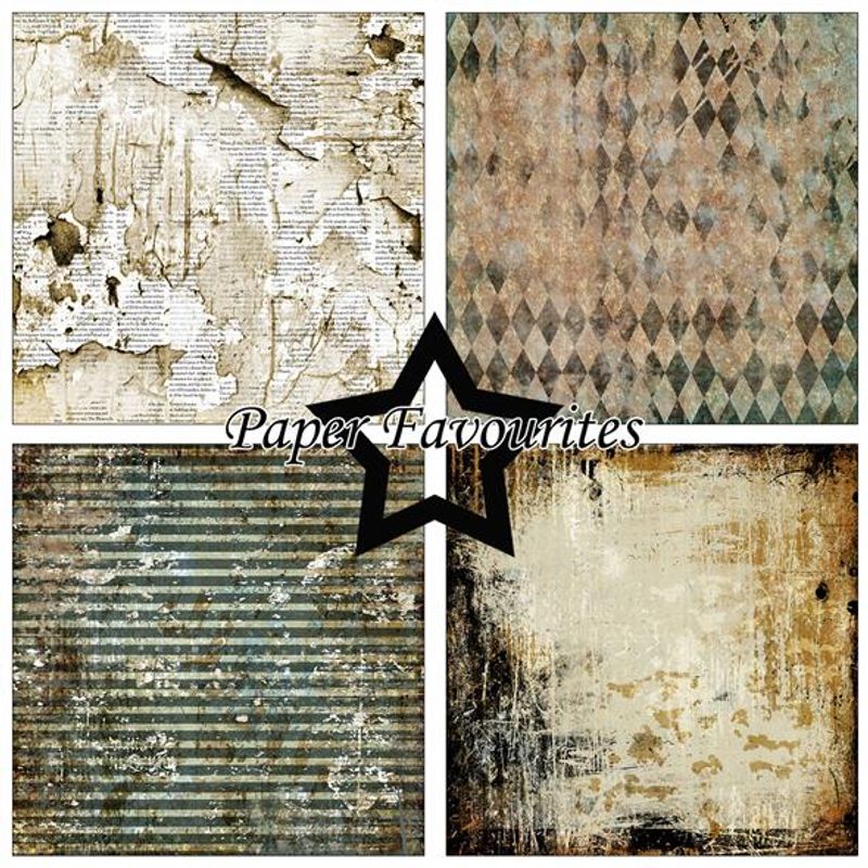 Paper Favourites - 6x6 Paper Pad - PF518 - Grunge