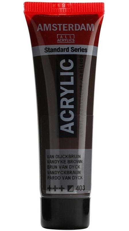 Amsterdam - Acrylic Standard - 20ml - 403 Vandyke Brown