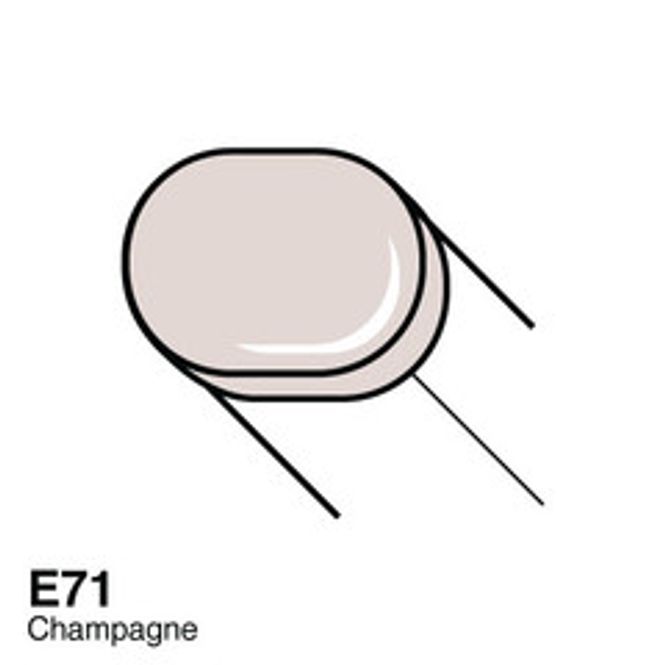 Hovedbilde Copic - Sketch Marker - E71 - CHAMPAGNE