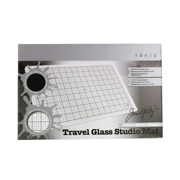 Tim Holtz - 2634e - Travel Glass Studio Mat - 10.25x15.75