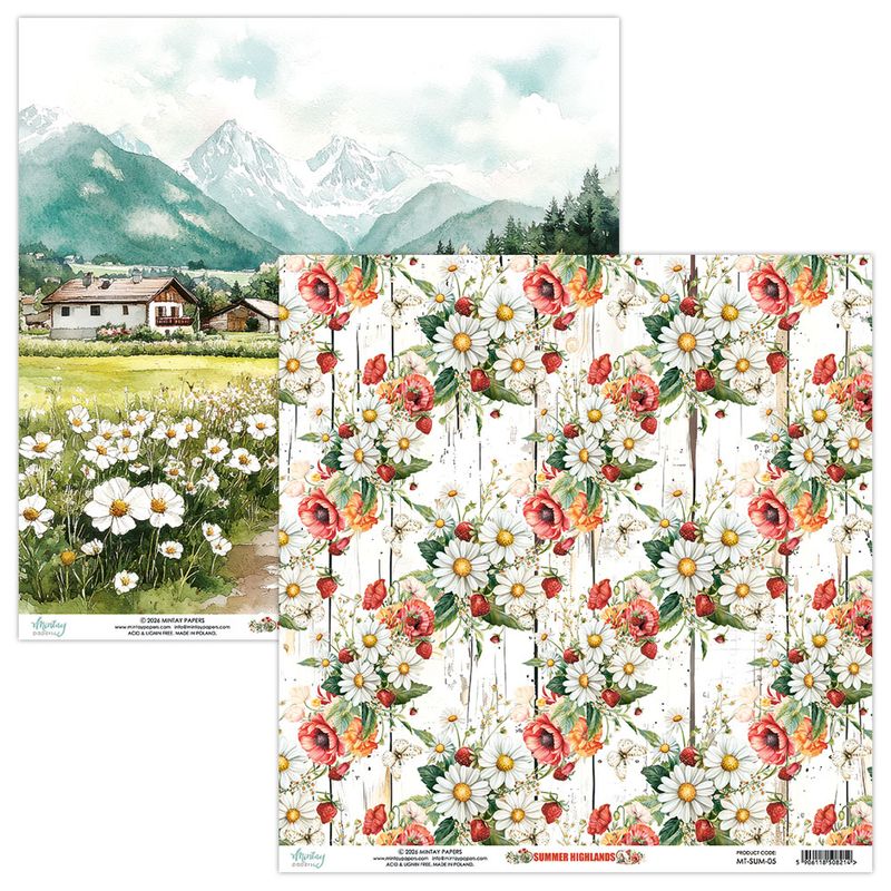 Mintay - SUM - 12x12 Paper Pad -  Summer Highlands