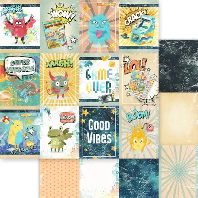 Memory Place - Super Awesome - 12x12 Paper Pack