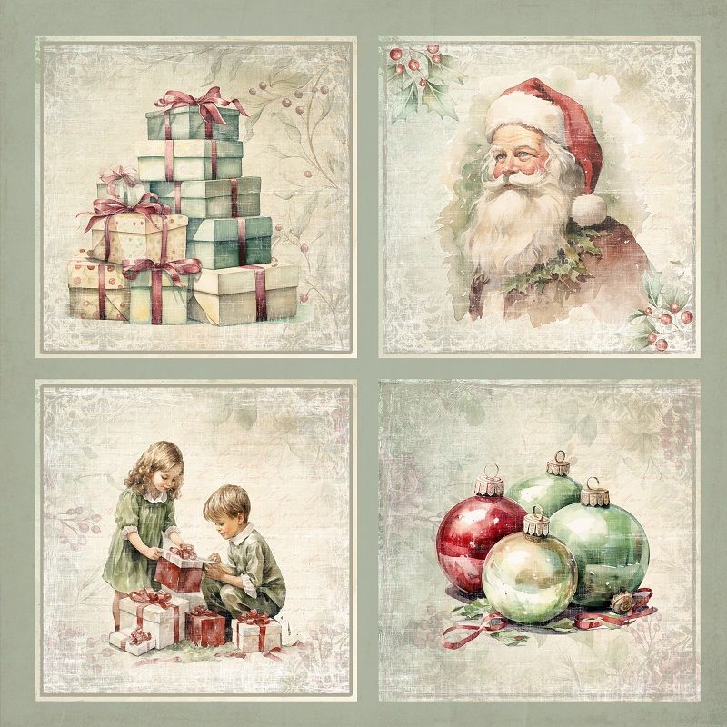 Reprint - 12x12 - RP0608 - Christmas Time - Cards