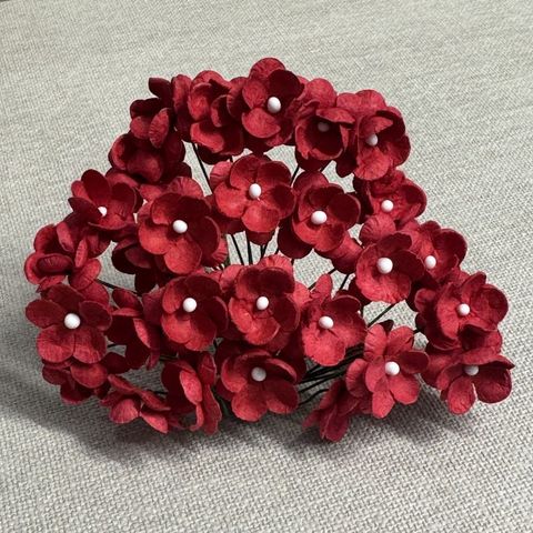 Hovedbilde Papirdesign - Søte blomster - Rød