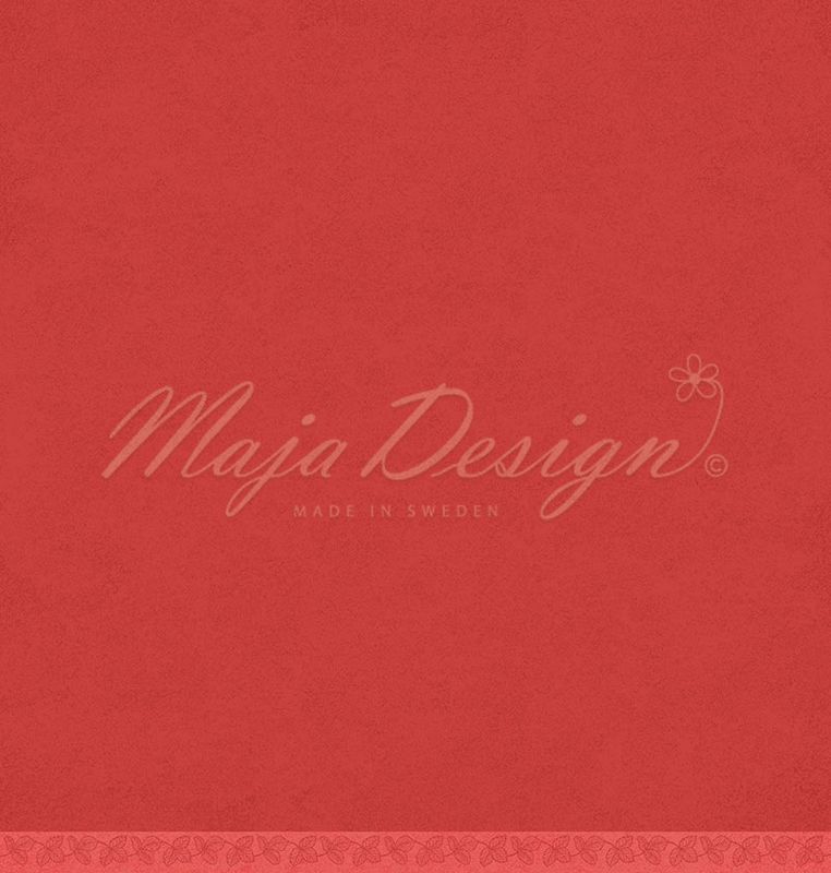 Maja Design - 1442 - Monochromes - Strawberry shades - Yummie red