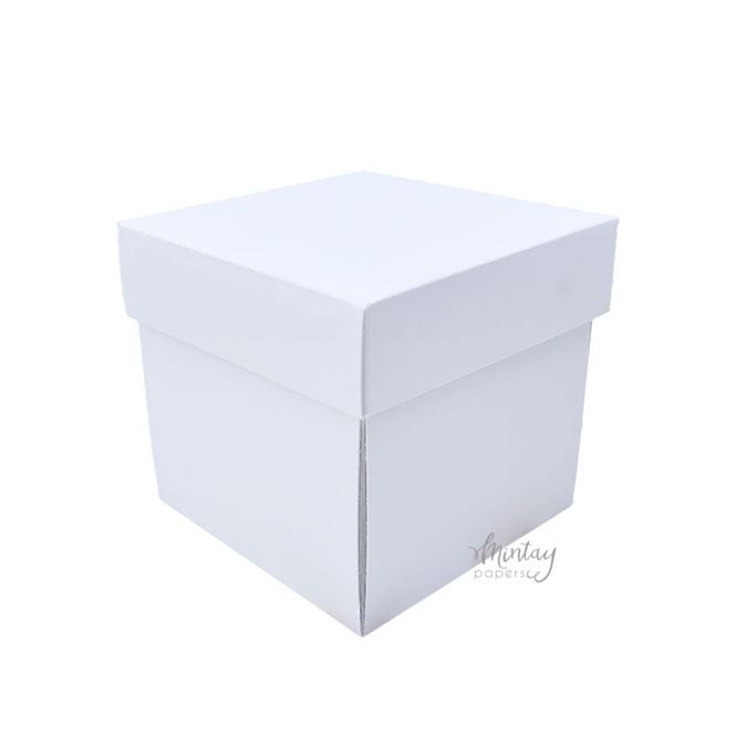 Hovedbilde Mintay - BASIC - C07 - Exploding Box Base - White - 5pk