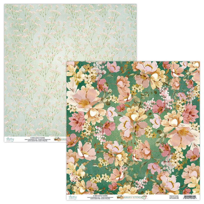 Mintay - NAN - 12x12 Paper Set - Nana's Kitchen