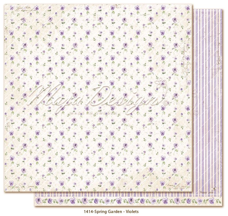 Maja Design - 1426 - Spring Garden - 12x12 Paper Pack - inkl monochromes