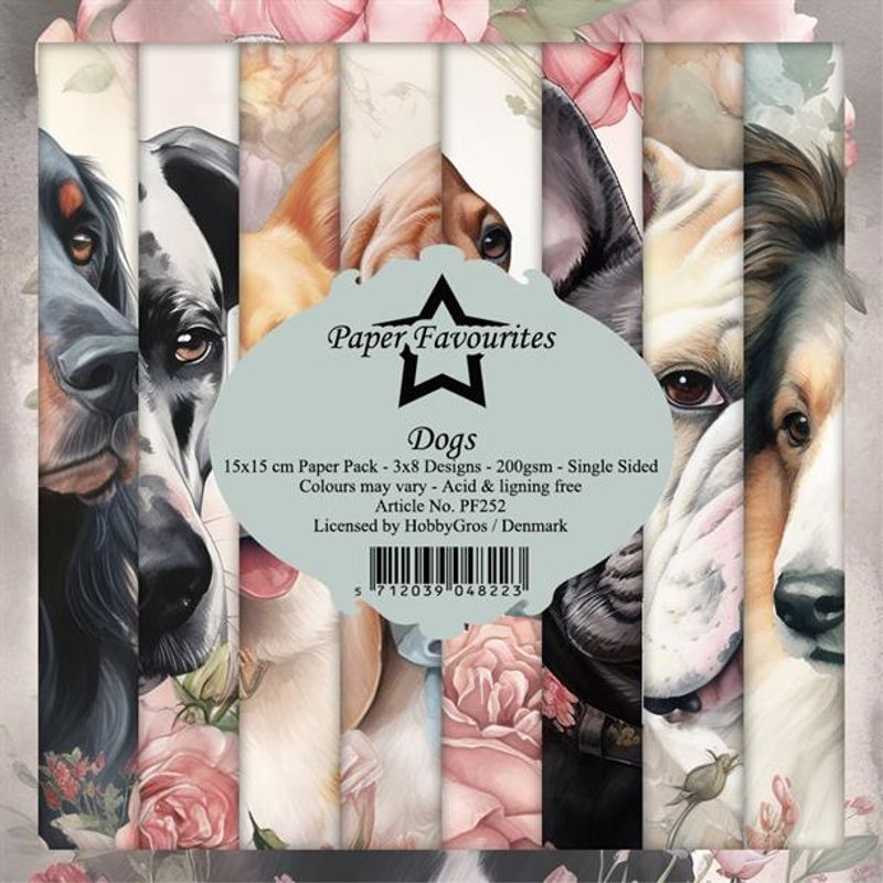 Paper Favourites - 6x6 Paper Pad - PF252 - Dogs