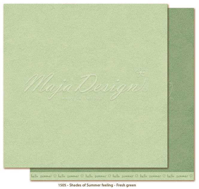 Hovedbilde Maja Design - 1505 - Monochromes - Shades of Summer Feeling - Fresh green