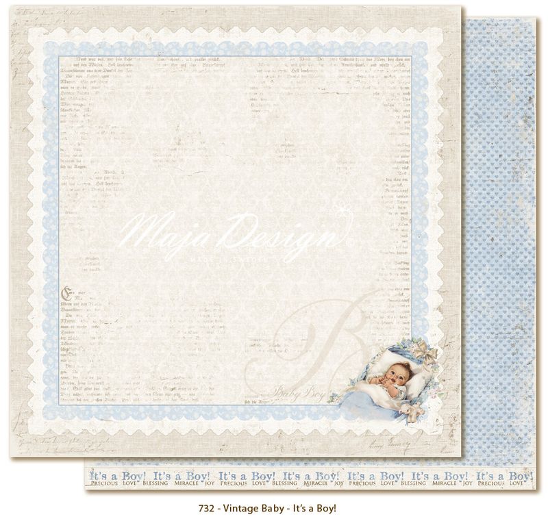 Maja Design - 732 - Vintage Baby - It's a boy!