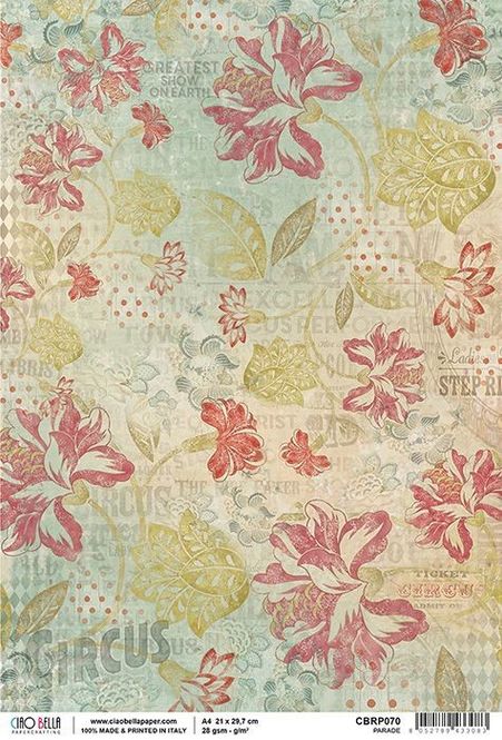 Hovedbilde Ciao Bella - Rice Paper Sheet A4 - 070 - Parade