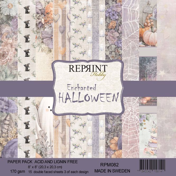 Hovedbilde Reprint - 8x8 - RPM082 - Enchanted Halloween - Paper Pack