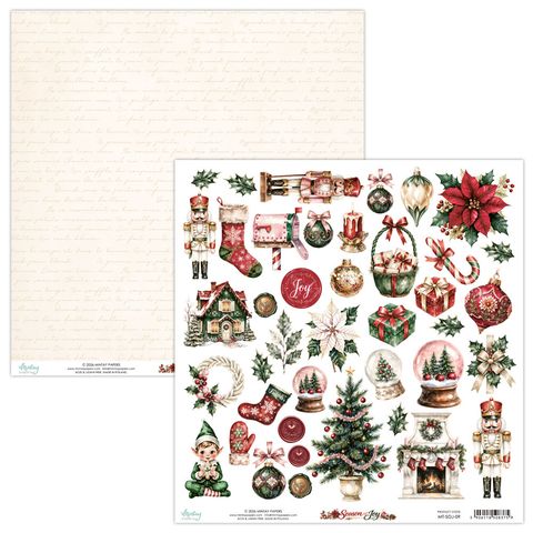 Hovedbilde Mintay - SOJ - 12x12 - Season of Joy - 09 - Die-Cut Sheet - Elements