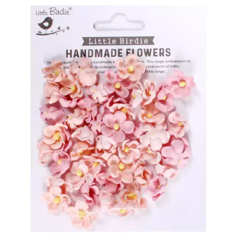 Hovedbilde Little Birdie - Handmade Flowers - Paula - Pearl Pink - 50 stk