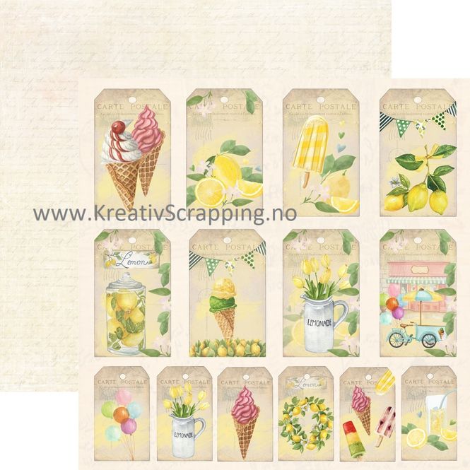 Hovedbilde Reprint - 12x12 - RP0463 - Summer Holiday - Tags