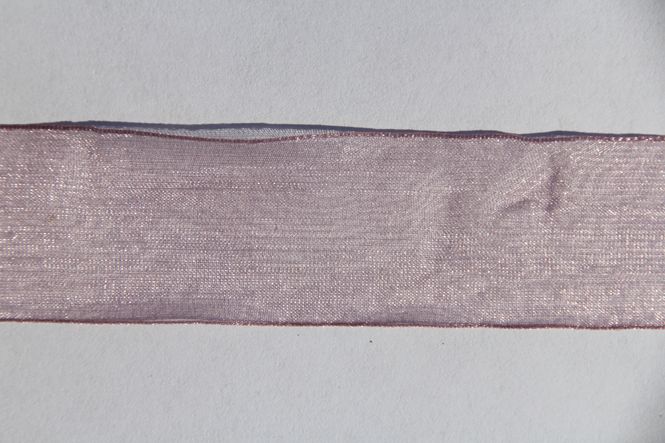 Hovedbilde Organza - 335 - Gammelrosa - 25 mm - Metervare