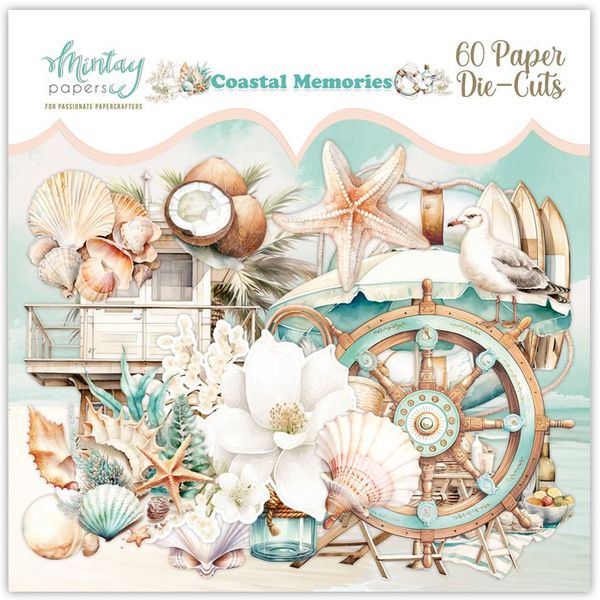 Mintay - COA - Coastal Memories - Paper Die-Cuts - 60 pcs