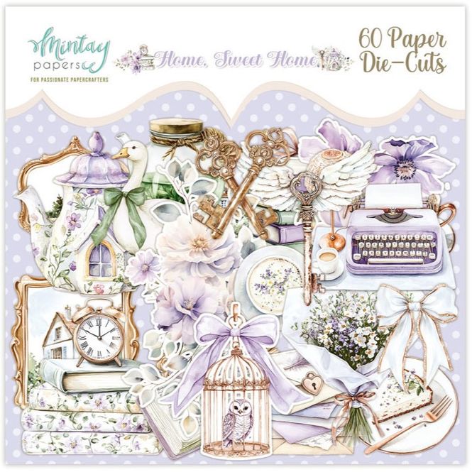 Hovedbilde Mintay - HSH - Home, Sweet Home - Paper Die-Cuts - 60 pcs
