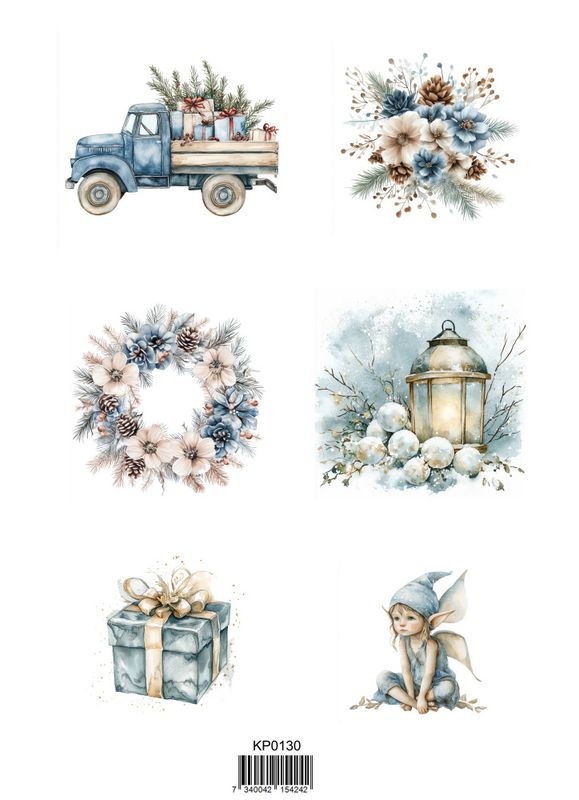 Reprint -  KP0130 - A4 Klippeark - Winter Vibes 2
