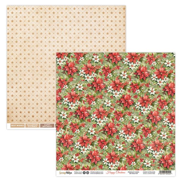 ScrapBoys - Happy Christmas - 12x12 - HACH-04