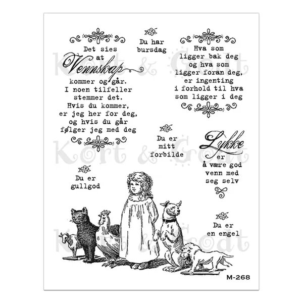 Kort & Godt - M-268 - Det sies at vennskap...