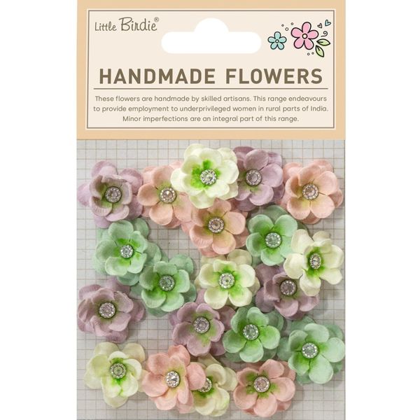 Little Birdie - Handmade Flowers - Twinkle - Fairy Garden - 20 stk