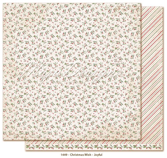 Maja Design - 1467 - Christmas Wish - 12x12 Paper Pack - inkl monochromes