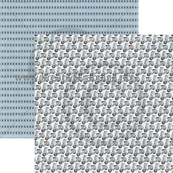 Hovedbilde Papirdesign - PD1900006 - Ungdommelig - Tohjuling, blå