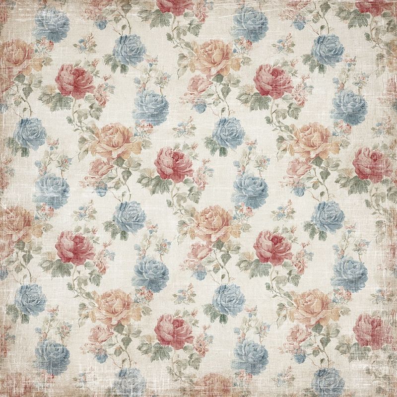 Reprint - 12x12 - RP0742 - Quiet Moments - Soft Floral