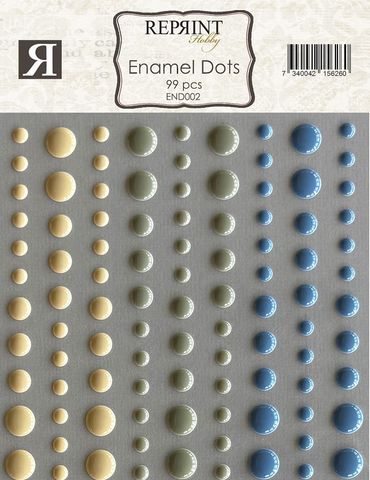 Hovedbilde Reprint -  Enamel Dots - END002 - Hip Hip Hooray - 99 stk