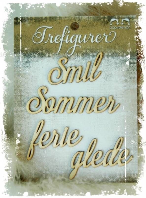 Papirdesign - Trefigurer - PD 14956 - Sommer 