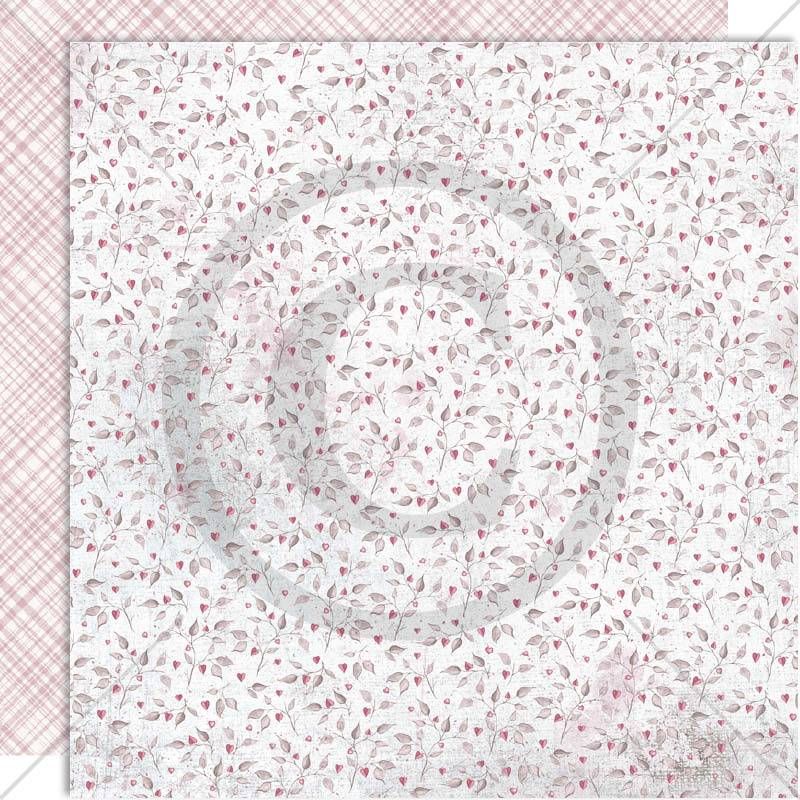 Papirdesign - 12x12 - PD 1315 - Fryd og glede - Hjertegren