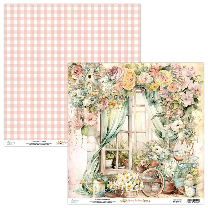 Hovedbilde Mintay - SPR - 12x12 Paper Set - Spring Is Here