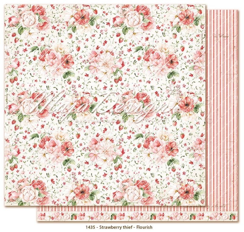 Maja Design - 1445 - Strawberry thief - 6x6 Paper Pack