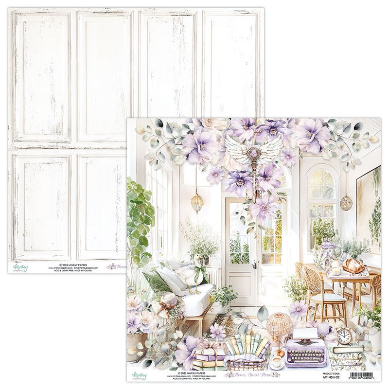 Mintay - HSH - 8x8 Paper Pad - Home, Sweet Home