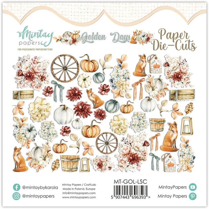 Hovedbilde Mintay - GOL - Golden Days - Paper Die-Cuts