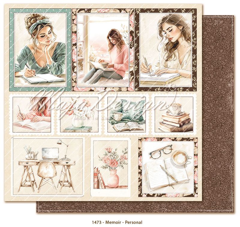 Maja Design - 1491 - Memoir - 6x6 Paper Pack