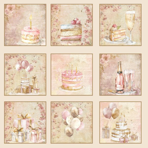 Reprint - 12x12 - RP0669 - Congrats - Tags