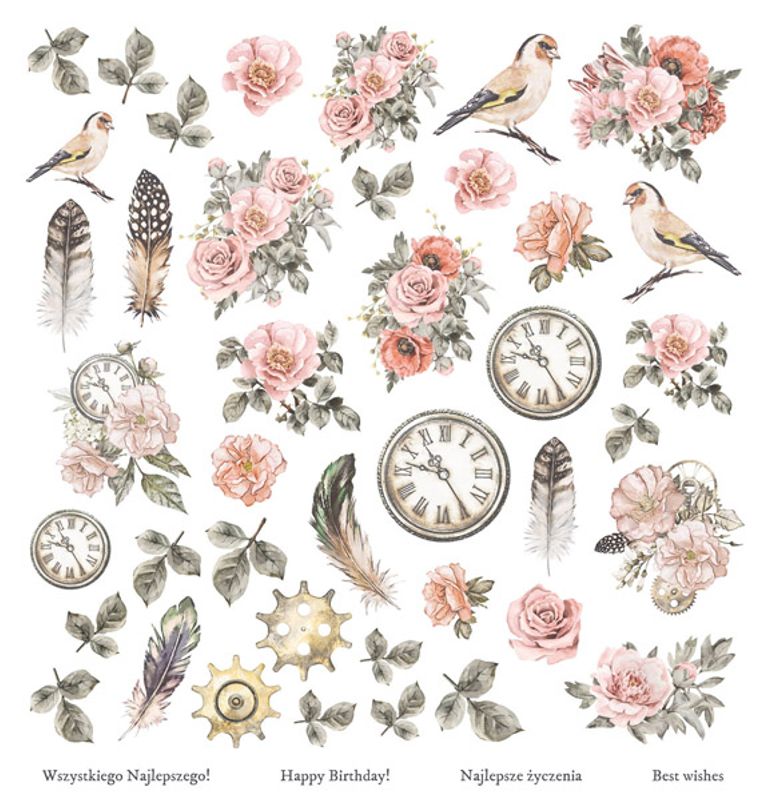 ScrapBoys - Vintage Legend - 12x12 - VILE-07 - Die Cut Sheet