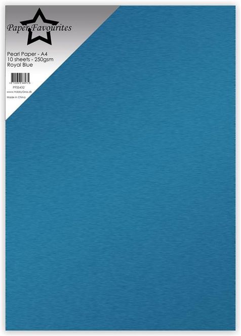 Hovedbilde Paper Favourites - A4 - Pearl Paper - 432 - Royal Blue - 10pk