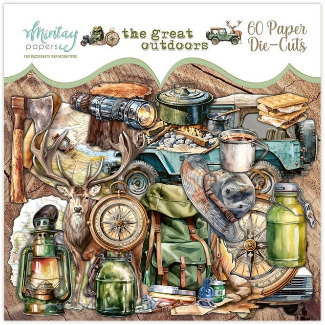 Hovedbilde Mintay - TGO - The Great Outdoor - Paper Die-Cuts - 60 pcs