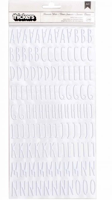 Hovedbilde Thickers - 341886 - Puffy - White - Memento White *Flere bokstaver er Gulnet/misfarget