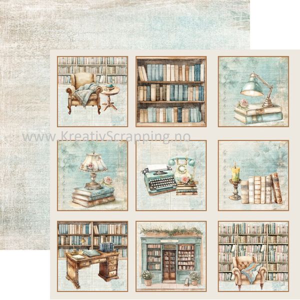 Reprint - 12x12 - RP0694 - The Bookshop - Tags